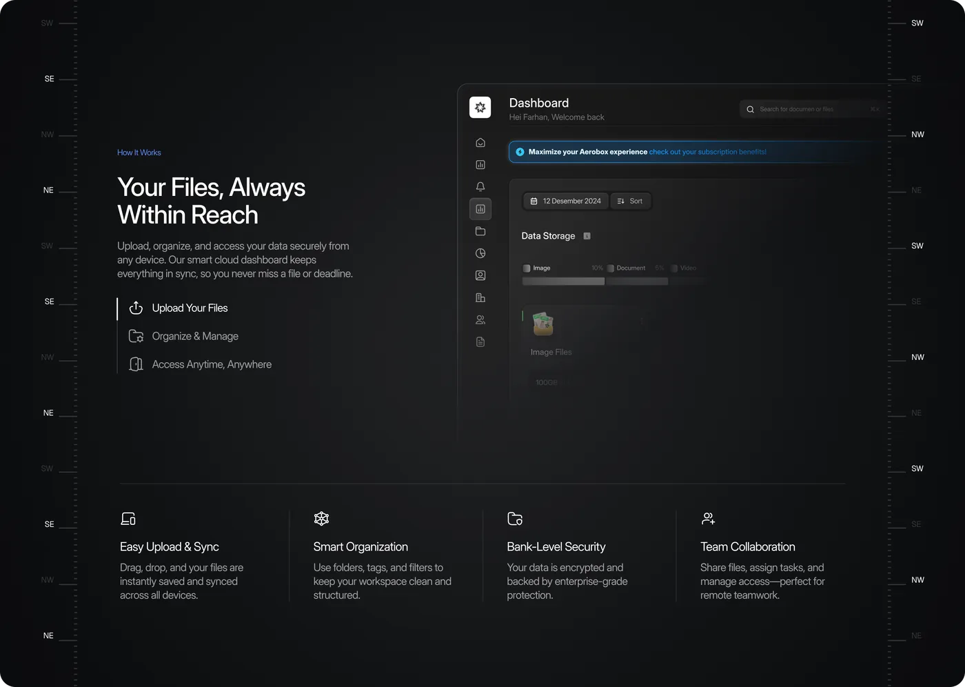 File storage — Web app