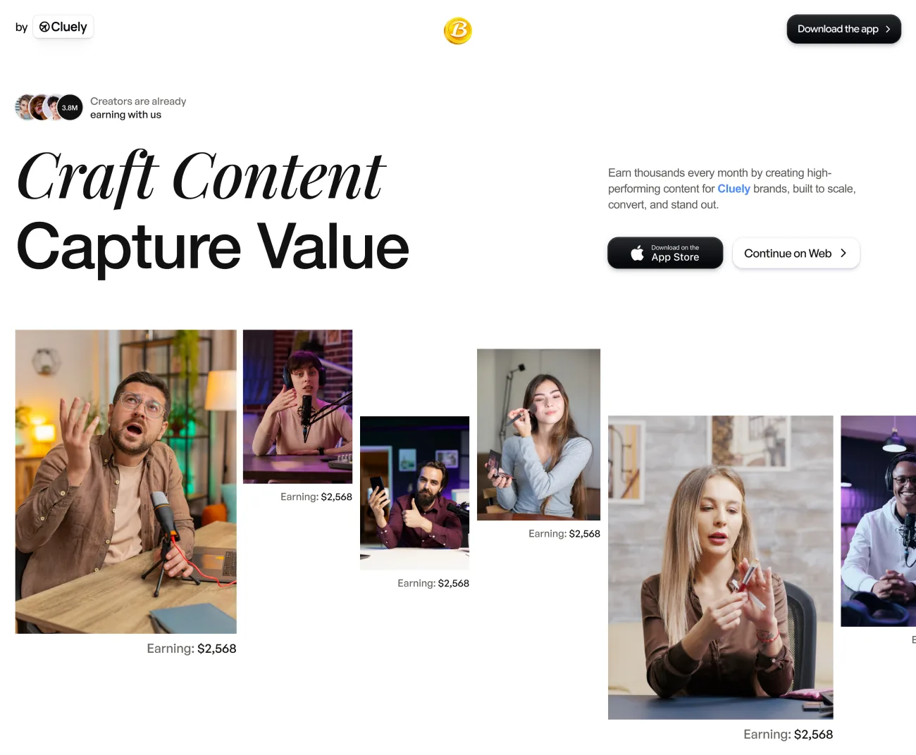 Cluely — Landing page
