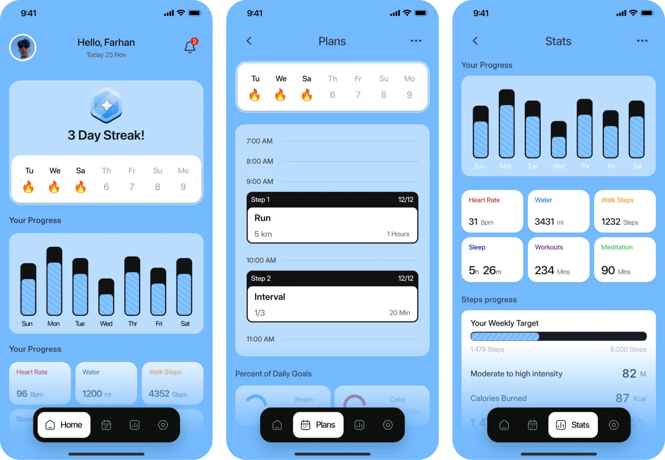 Streaks — Mobile app