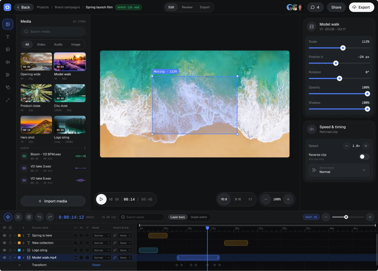 Cutmage — Editor — Dashboard